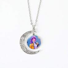 Mattel K-Pop 女团猎巫项链，月亮项链配半月吊坠，Time Gem 银饰配饰 - 彩色 - 查看 16