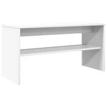 vidaXL TV-Schrank Weiß 80 x 30 x 40 cm Holzwerkstoff - Bianco - Visualizzare 2