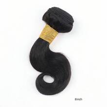 1pc/3PCS Body Wave Bundles Human Hair 10A Brazilian Hair Bundles For Women Natural Human Hair Weave Extensions Soft Natural Black - Black - View 17
