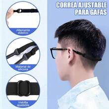 22pzs Sujetador de Lentes,Incluir 4 Cordón para Lentes Nylon y 18 Pares Accesorios para Antideslizante,Retenedores de Lente Silicona de Alta Elasticidad,Correa para Gafas,41153816 - Multicolor - Ver 5