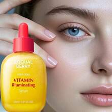 EQQUALBERRY Vitamin Illuminating Serum Skincare Products – Brightening Vitamin C Serum With Niacinamide | Strengthens Skin Barrier | Hydrates Using Ceramide And Hyaluronic Acid, Facial Care Products,1.01oz / 30ml,Korean Skincare Products,Valentine's Day Gift - 黃瓶 - 查看 1