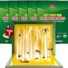 5X Set Pest Sticky Boards Glue Traps Pads Multi-Use Sticky Boards For Kitchen - A - View 5
