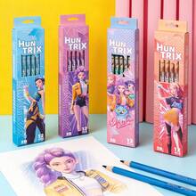 1 Box Random Popular Korean Anime "Witch Hunter" Merchandise, Including Sketch Pens, Writing Pencils, Etc., Holiday Gift (Packaging Style Random) - A - View 4