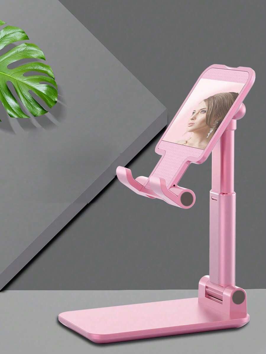 Soporte plegable para teléfono compatible con iPhone, teléfonos Android, regalo para cumpleaños, familia, amigos, accesorios para teléfono - Rosa - Ver 1
