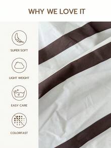 1 vỏ gối 100% cotton, vỏ gối cotton đã giặt, chất liệu tự nhiên, mềm mại và thoải mái, kiểu dáng phong bì, phù hợp cho ký túc xá nam và nữ, bộ đồ giường ngủ, trang trí ký túc xá trường học, phong cách tối giản. - Nhiều màu - Xem 2