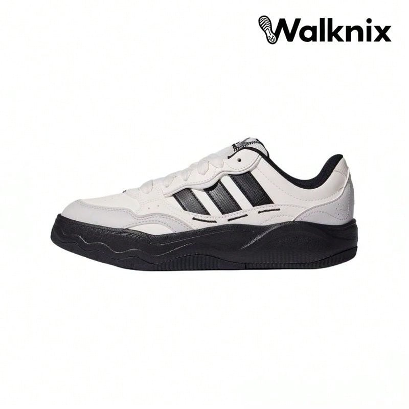 Adidas Lite Shuffle Comfortable Fit Non-Slip Skate Shoes White Black Skate Shoes Men KH9022 - 彩色 - 查看 1