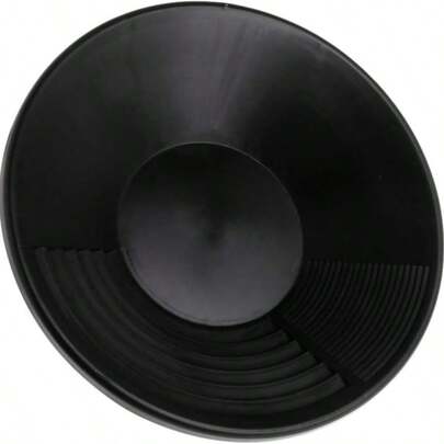 15英寸/38厘米塑料手动淘金盘，适用于淘金和探矿，户外探险装备，易于使用