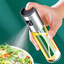 1个100毫升不锈钢喷雾瓶，带漏斗，家用细雾喷雾器，厨房油/醋分配器，烧烤油喷雾瓶 - 白色 - 查看 5