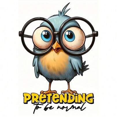 1/2/3片装大眼睛小鸡图案热转印贴纸，适用于DIY T恤、牛仔裤、包包、枕头（混色），节日手工艺品，耐用装饰贴纸，服装点缀，派对装饰