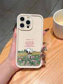 SNOOPY A Cartoon Anime  Sky Eye Staircase Phone Case, Made Of Tpu Material, Can Be Given As A Holiday Gift. It Is Suitable For Apple Phones, And The New Model Is Suitable For Protecting IPhone13/14/15/16/17Pro Max/Galaxy Models - Multicolor - View 2
