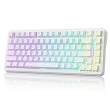 ATTACK SHARK X82PRO HE 无线快速触发 RGB 机械游戏键盘，可调节触发键程，支持 2.4G/有线/蓝牙连接，8K 轮询率，霍尔效应磁性开关，5000mAh 电池，适用于 PC FPS 游戏 - 彩色 - 查看 13