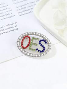 1 Exquisite OES Sisters' Association Brooch Accessory Ladies' Perseverance Social Pins - Multicolor - View 4