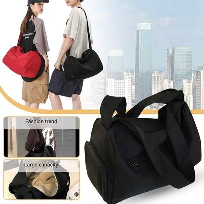New Fashion Versatile Sports Casual Yoga Bag, Travel Organizer Bag, Large Capacity Multi-Function Shoulder Bag, Waterproof