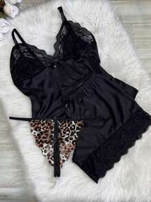 Kit Includes 1 Sexy Baby-Doll And 1 Sexy Thong Panty. - Multicolor - View 1