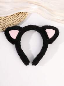 1 chiếc băng đô tai gấu bông hoạt hình thời trang, phụ kiện tóc hình tai động vật - Nhiều màu - Xem 16