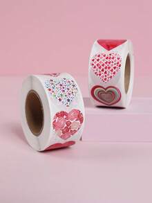 500 pièces/rouleau Autocollants en forme de cœur brillants, étiquettes d'amour pour mariage, fête des mères, anniversaire, Saint-Valentin, emballage de cadeaux d'anniversaire, décoration d'enveloppe, artisanat DIY, scrapbooking, décoration de compte à la main, rentrée scolaire, fête, faveurs - amour - Voir 7
