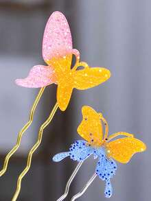 1Pc Butterfly DIY Pendant Silicone Molds, Resin Casting Molds, For UV Resin, Epoxy Resin Jewelry Makings, 116x95x4mm - White - View 5