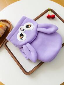 1pc Pet Clothes, Cute Rabbit Design Hoodie For Small Dogs & Cats, Easter Theme - Purple - Purple - View 6