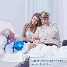 Orina x de 2000 ml B de orina de incontinencia de plastico Reutilizable Reente a deres portatil para ospital reabilitacion de Enfermedades aje de Camping - boca grande - Ver 6