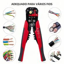 5-In-1 Pliers For Professional Electricians With Wire Stripper, Cutter, And Crimper - A-Red - View 4