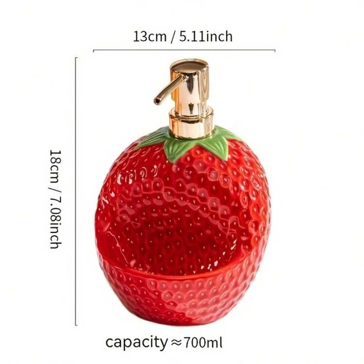 厨房浴室两用陶瓷皂液器，也可作洗衣液储存容器或空瓶使用 - 彩色 - 查看 10