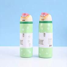 O-Wal-A Vacuum Flask With Straw 24oz/32oz,Can Be Used For Outdoor Sports, Heat Preservation Time Cold And Hot Water Can Be Insulated, Frozen Drinks, Beautiful Appearance, Exquisite Workmanship, Suitable For Camping, Work, Indoor Use. - D-綠 - 查看 2