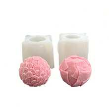 Money Symbol Ball DIY Handmade Fragrance Plaster Multifunctional Silicone Mold - White - View 3