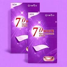 7D+PAP+Dry Adhesive+Purple Teeth Whitening Strips, Teeth Whitening, Teeth Strips, Deep Cleaning, Oral Care, Whitening Strips, Fresh Breath, Teeth Whitening Strips, For Travel & Home Use, Purple Teeth Whitening, 7-14-21 Pairs, Dry Adhesive, Purple Teeth Whitening - Purple + PAP + Dry Stickers + Teeth Whitening Strips - View 1