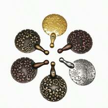 Vintage Thread Scissors Pendant: Perfect DIY Sewing And Knitting Tool For Handicraft Lovers! Vintage Delicate Metal Thread Cutter, DIY Sewing And Cross-Stitch Tool - Bronze - View 8