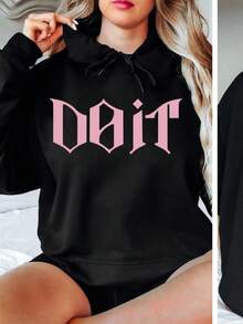 Do It Straykidsa Hoodie, Straykidsa Hoodie, Straykidsa Sweatshirt, Unisex Hoodie Sweatshirt, Do It Straykidsa Shirt For Women, Pink Kpop Fan - 黑色 - 查看 2