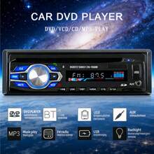 1 Din 12V Car DVD CD Player Car MP3 Stereo Car Hands-Free Autoradio BT Audio Radio 5014 Car Styling Wireless Remote Control - A - View 7