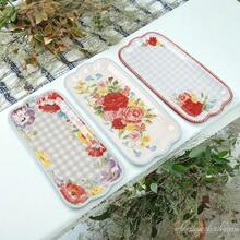 Tri-Level Ceramic Platter Set For Serving Delights - Multicolor - View 1