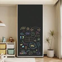 1卷可移除白板墙贴，PP材质，可擦写自粘涂鸦贴纸，适用于家庭/办公室/教学白板装饰，加厚双层 - 1PC - 查看 10