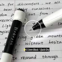 4支/套 茶杯猫造型中性圆珠笔 创意扭杯书写笔 0.5mm 速干黑色笔 学生学习考试笔 学校办公用品 - 4件-顏色隨機 - 查看 10