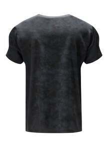 Camiseta deportiva de verano para hombres, transpirable y cómoda de manga corta, compañero ideal para correr y hacer ejercicio - Multicolor - Ver 3