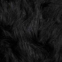vidaXL Kunstschaffell Teppich Tafalla Schwarz 80 X 150 Cm Polyester - one-size - View 9