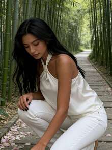 Women Tank Tops & Camis - White - View 3