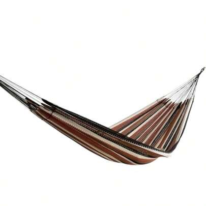 La Casa de La Hamaca - Hamaca Mocaccino Colgante: Diseño Único y Resistente Fabricada en México con Algodón 100% Perfecta para Interiores y Exteriores