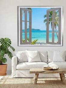 Malla de repuesto para ventana blanca, red antiinsectos transpirable, cortina de insectos lavable, fácil de instalar - Malla de ventana - Ver 4