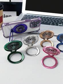 Soporte magnético giratorio con carga inalámbrica y respaldo adhesivo, estuche de teléfono y soporte de escritorio multifuncional - Multicolor - Ver 7