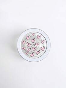 Heart-Shaped Magnetic Transparent Air Cushion Phone Holder, Slouchy Retractable Foldable Desktop Phone Air Cushion Stand - Multicolor - View 5