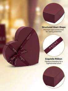 Gucci 505# Lipstick Gift Set, 1 Set Includes 1pc Luxury Lipstick, 3pcs Makeup Brushes, Makeup Brush Pouch, Envelope Card, Ancora Red Gift Box & Bag, Elegant Cosmetic Gift Set Suitable For Valentine's Day, Birthday, Holiday Gifts For Her - Retro Reddish-brown #505 - View 5