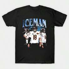 Caleb Williams Iceman T-Shirt - màu đen - Xem 1