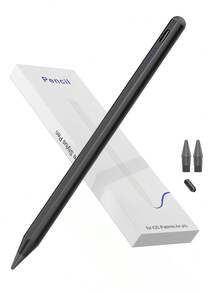 90mAh 容量触控笔，具备防误触和倾斜感应功能，兼容 iPad 10（10.9 英寸，2022 年款）、iPad Air 4/5/6/M4、iPad A16（11 英寸，2025 年款）、iPad Air 11/13 英寸（M3/M2）、iPad Pro 11/12.9 英寸 - 黑色 - 黑色 - 查看 2