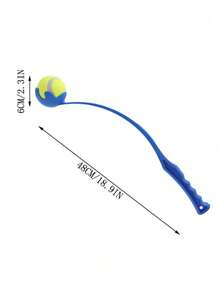 Dog Fetch Stick, Dog Training Tennis Ball Throwing Stick, Outdoor Tennis Training Throwing Stick, Pet Supplies Dog Toy Fetch Stick - Multicolor - View 4
