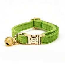 Kalung Kucing Personalisasi dengan Lonceng, Tag Nama dan Nomor Telepon yang Dapat Disesuaikan, Kalung Anti-Hilang yang Lembut dan Dapat Diatur, Hadiah Ideal untuk Kucing dan Anak Kucing - MultiWarna - View 6