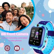 El mejor regalo, reloj inteligente para niños con función de posicionamiento y seguimiento, llamadas, cámara frontal, grabación de fotos/vídeos, notificación de tono de llamada, buscador de dispositivos, correa cómoda, colores vibrantes, buscador de teléfono - Multicolor - Ver 3