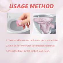 1 Unidad Tabletas Efervescentes para Inodoro - Elimina Olores, Manchas Amarillas y Sarro, Limpia Profundamente, Ideal para Baños y Hogares - De Estado sólido - Ver 8