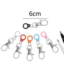 3/6pcs Minimalist Pen Clips, Silicone Pen Clips Keychain, Suitable For School, Office, Ballpoint Pen, Fountain Pen, Back To School Ideal Gift - A - View 8