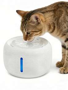 2.5L Large Capacity Pet Quiet Water Dispenser, Suitable For Medium & Small Dogs And Cats, USB Powered (Adapter Not Included), Pet Gift - Multicolor - View 2